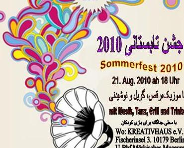 Sommerfest des Vereins iranischer Flüchtlinge in Berlin