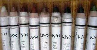 Meine NYX Jumbo Eye Pencils - Swatches