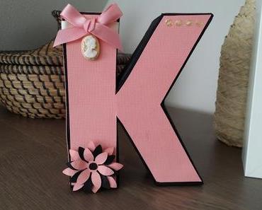 Dekoration: Buchstabe "K"