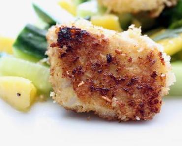 Gurken Mango Salat mit Kokos-Pute