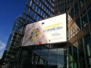 Einblick in die Eröffnung der EU Sustainable Energy Week 2015