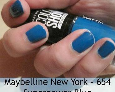 NotD Maybelline New York - 654 Superpower Blue