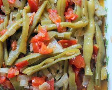 Zeytinyagli Taze Fasulye / Grüne Bohnen in Olivenöl