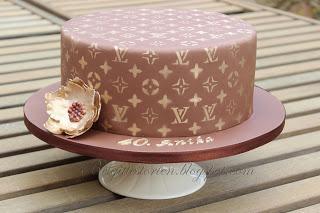 louis vuitton Torte in braun-gold