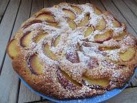 Pfirsichmandelkuchen ...wow ist der gut!