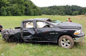 Verkehrsunfall Winnweiler – Gegen Mast geprallt