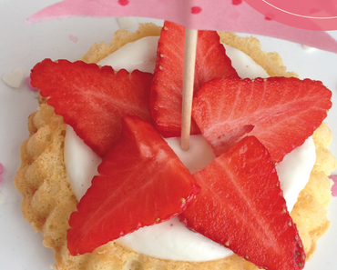 Vanille-Erdbeer Bisquit