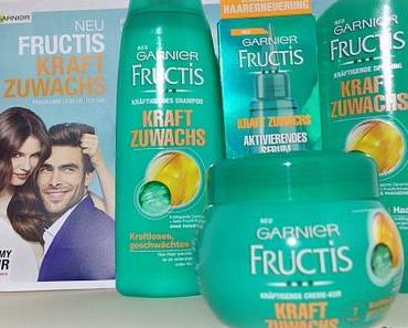Produkttest über die Garnier Fructis Kraft Zuwachs Haarpflege Serie