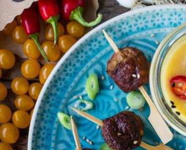 BBQ-Star “Calf Meatball” and “The Sweet Mashed Tomato”