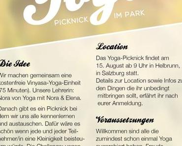 Yoga & Picknick! Super Kombi, oder?