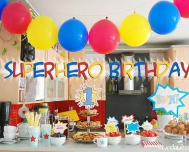 {Baby} Superhelden Geburtstag / Superhero first birthday