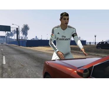 Cristiano Ronaldo prahlt in GTA 5 rum