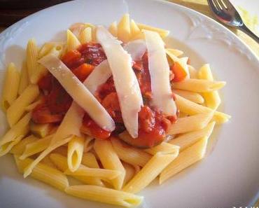 Leckere vegetarische Pasta