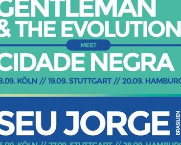 Veranstaltungstipp: Grooves United bringt Gentleman, Cidade Negra sowie Seu Jorge auf deutsche Bühnen!