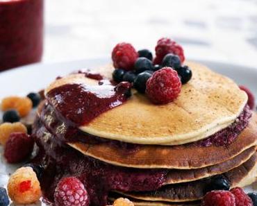 Protein Pancakes mit Beeren