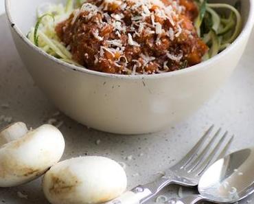 Zoodles mit vegetarischer Bolognese... sooooo lecker!!!
