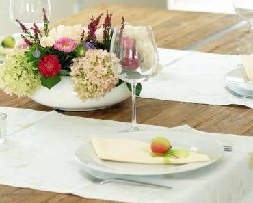 Spätsommerliche Tischdekoration  / Late summery table decoration
