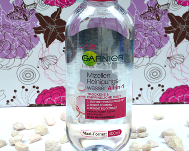 Review: Garnier Skin Naturals Mizellen Reinigungswasser für trockene & empfindliche Haut