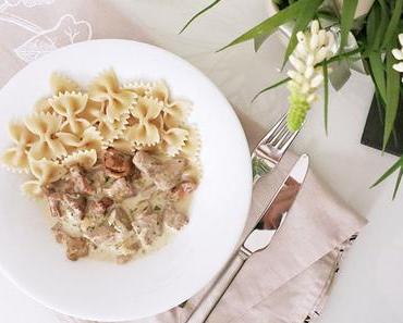 Eierschwammerl-Pfanne mit Schweinslungenbraten