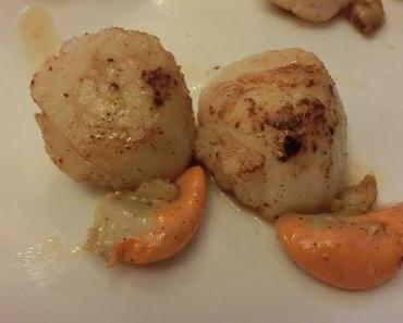 Jakobsmuscheln in Vanille-Chili-Butter