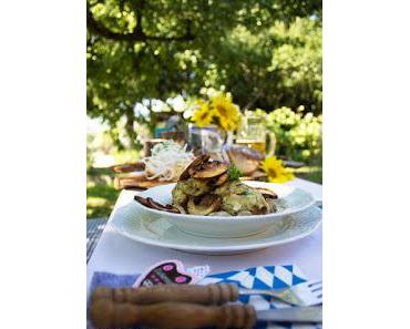 Rahmschwammerl mit Brezenknödel