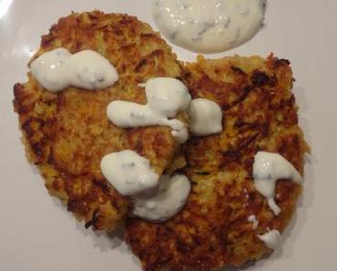 hirselaibchen mit kürbis und zucchini