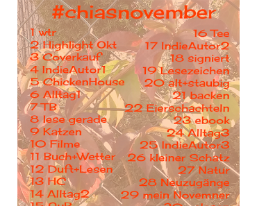 [Ankündigung] Chias November