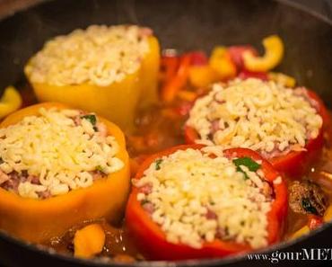 Gefüllte Paprika mit Hackfleisch