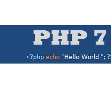 PHP 7 wurde 14 Tage verschoben