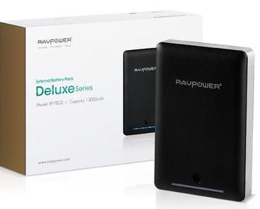 RAVPOWER External Battery Pack - Deluxe Series | RP - PB22 | Capacity: 13000mAh