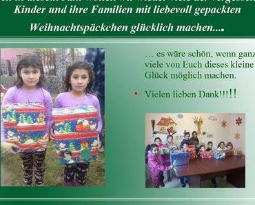 Weihnachtspäckchen für die vergessenen Kinder und ihre Familien