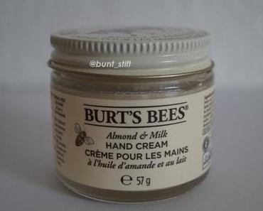 BURT'S BEES Almond & Milk Hand Cream - Review