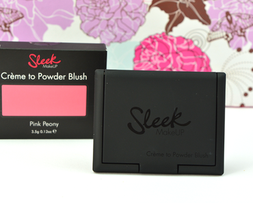 Review, Swatches & Tragebilder: Sleek - Creme to Powder Blush Nuance Pink Peony