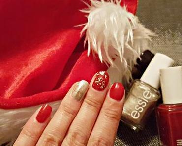 Weihnachtsnägel mit Essie und Sally Hansen