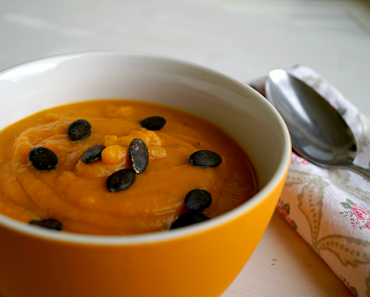 [vegan] Butternut-Süßkartoffel Suppe