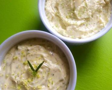 Zitronen-Rosmarin- und Limetten-Parmesan-Butter