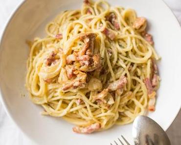 Pasta mit Pfifferlingen und Knoblauchsauce