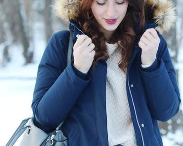 Navy Blue Parka