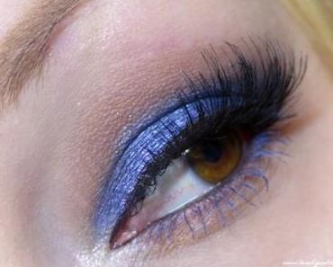 Metallic Blue Eyes – AMU + Blogparade