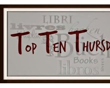 Top Ten Thursday #244 - Stelle 10 Buchtitel durch Emoticons dar