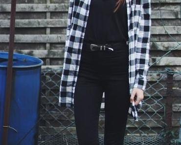 Quick OOTD: Tartan & Western Belt