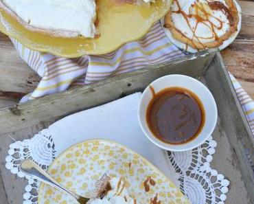 Süsser Himmel auf Erden! Bananen-Karamell-Pie mit Kokoshäubchen