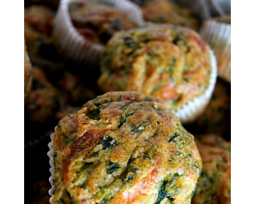 Spinat-Ziegenkäse Muffins