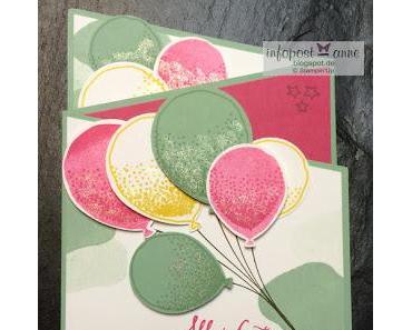 Luftballone überall...