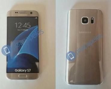 Samsung Galaxy S7 zeigt sich in den Farben gold und silber