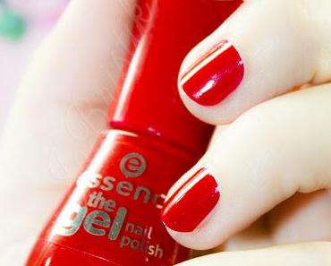 SWATCH: essence "the gel nail Polish - 16 fame fatale" (rot)