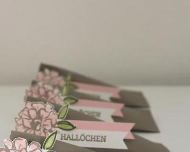 Kleine Blumengrüße für meinen Stampin’ Up! Workshop in Ellerstadt {Pfalz}