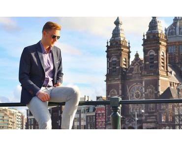 Amsterdam im Denim Blazer