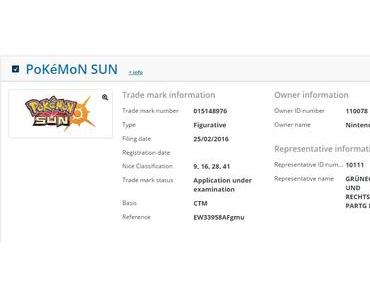 Neue Pokémon-Editionen Sun & Moon geleakt?