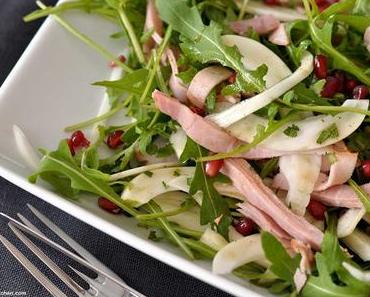 Espresso mal anders - Rucola-Fenchel-Salat mit Espresso-Dressing